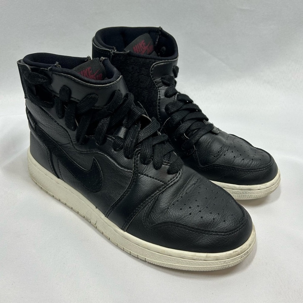 Nike Air Jordan 1 Rebel XX Women’s Black Sail Hi Top Leather Sneakers Size 8